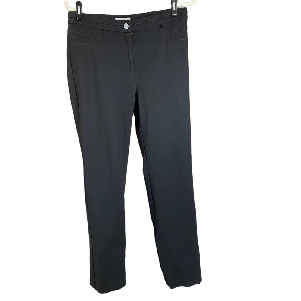 LAURA Petite Black Straight Leg Dress Pants Size 8